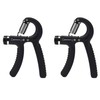 DOETYD 2PCS Hand Grip Strengthener Forearm Strengthener Grip Strength Trainer,