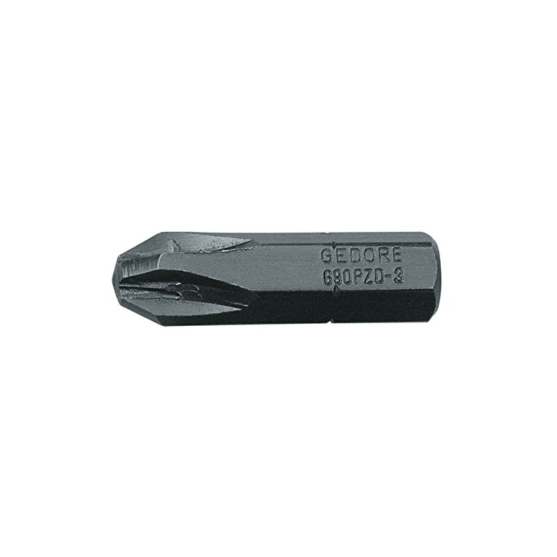 GEDORE 6553090 Screwdriver Bit 690 PZD 1/4 PZ3 25 mm