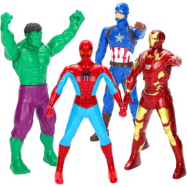 Hevano Action Figures Toys, 360-Degree Rotating Toys Press Legs Will Turn to Fight, Hand Model Intelligence Toy Collectible Figurines Display for 4-12 Years Kids Boys