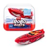 ROBO ALIVE Robo Boats, White Shark & Dino Shark Boat,