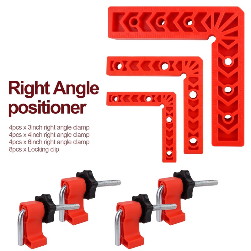 Versatile 90 Degree Clamp Set – Essential Woodworking Tools for
