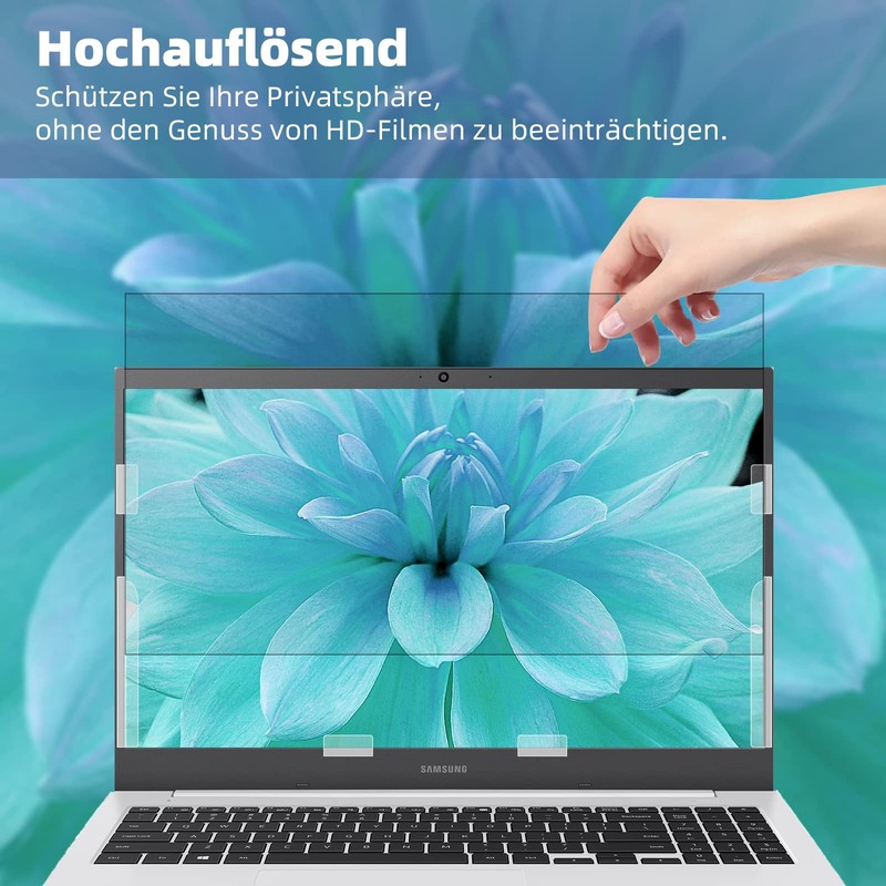Laptop Privacy Screen 15.6 Inch Aspect Ratio 16:9, Anti Blue