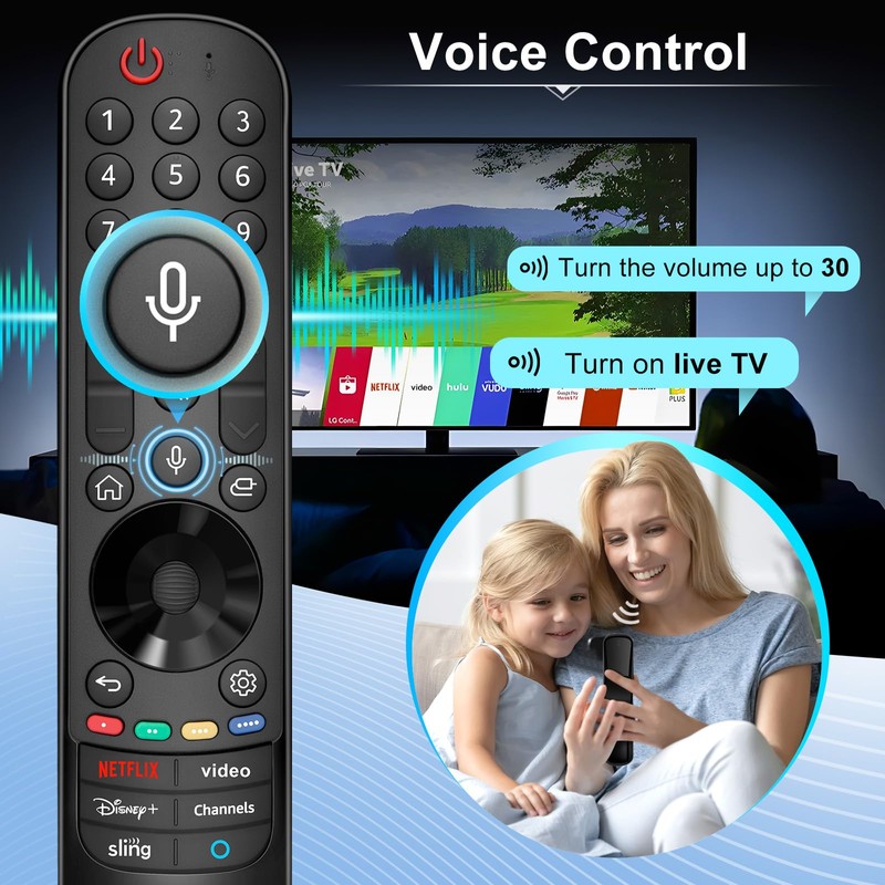 AN-MR24gn-Magic-for-LG-Smart-TV-Voice-Remote-Control-Replacement Universal Compatible with LG OLED Webos Thinq Nano Cell
