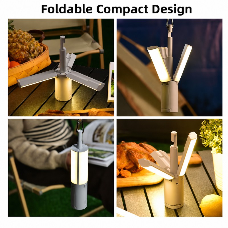 Rechargeable Camping Lantern for Outdoor Use – Folding LED Light