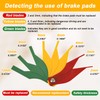 Brake Pad Measuring Tools, Combination Brake Pad Thickness Gauge 8-Piece