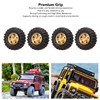 1 Inch RC Tires Brass Wheel Hub Rubber RC Car