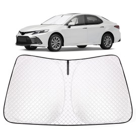 ZATOTOO Windshield Sun Shade for 2017-2023 Toyota Camry Car Window Shade for Front Windshield Ultra-bright Reflective Sun Shade for Car Windshield, Front Window Sun Shade Blocks UV Ray Reduce the Heat