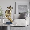 aboxoo Thinker Statue, Silence is Gold Abstract Art Figurine, Modern