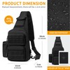 Explokit Tactical Sling Bag Small Shoulder Backpack Molle Chest Pack