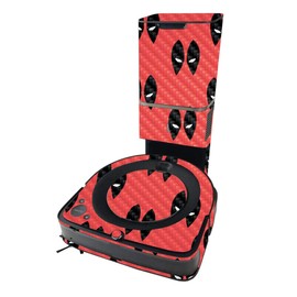 MIGHTY SKINS MightySkins Carbon Fiber Skin Compatible with iRobot Roomba s9+ Vacuum - Dead Eyes Pool | Protective, Durable Textured Carbon Fiber Finish | Easy to Apply | Made in The USA