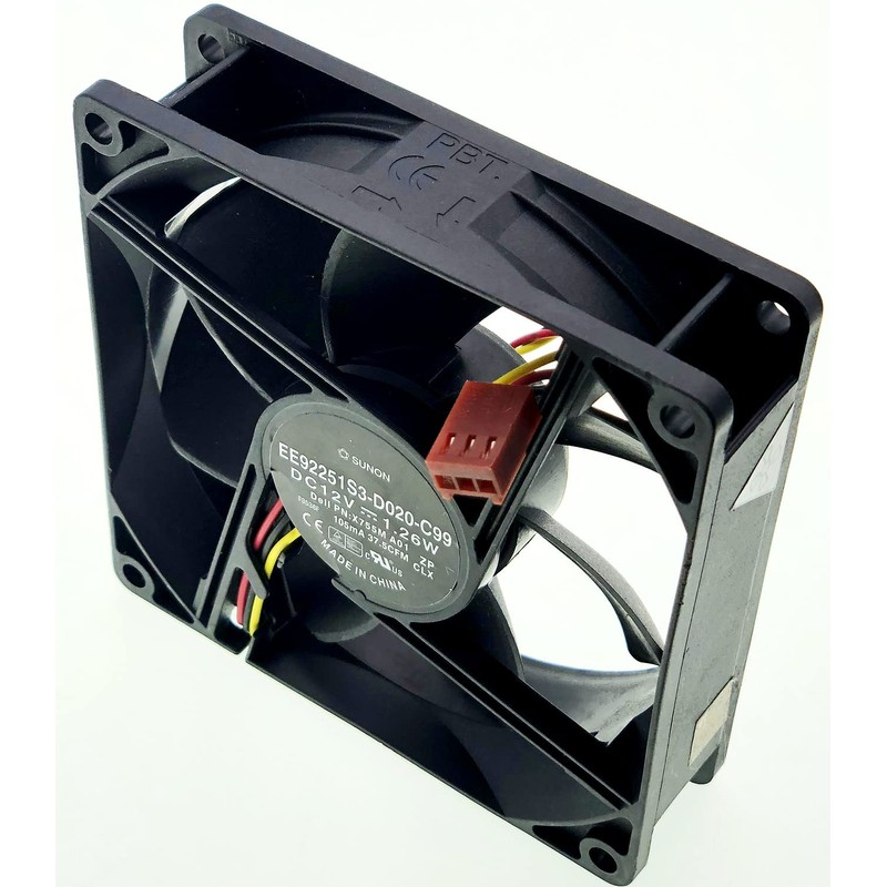 by Sunon EE92251S3-D020-C99 PVA092G12M Rear Case Computer Cooling Fan for