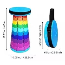 ML Banco Retráctil Plegable Taburete Portátil Con Correa