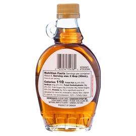 Sweet Mountain - Natural Maple Taste Syrup in Glass Bottle (8.5 FL OZ / 250 ml)