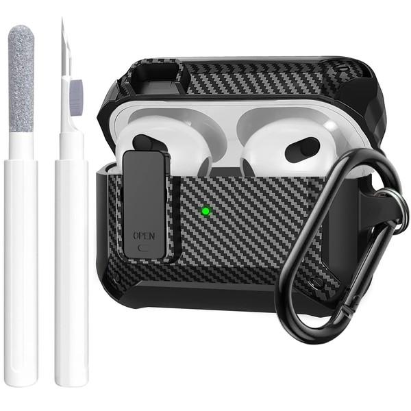 Airpods 3rd Generation Case Closure Lid with Cleaning Kit, OTOPO