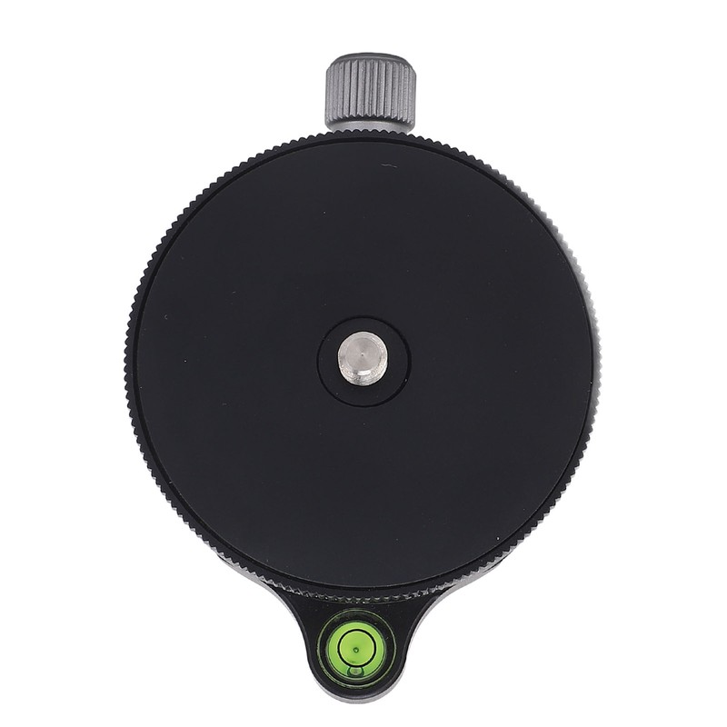 Camera Panoramic Panning Base with Level 60MM Aluminum Alloy CNC