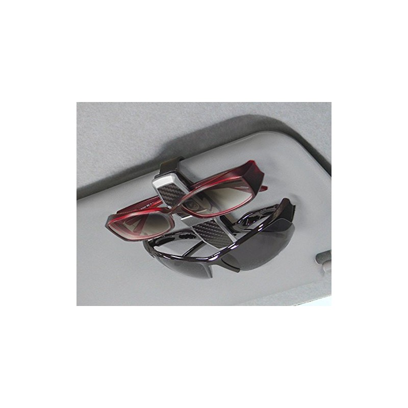 星光産業 車内用品 EXEA(エクセア) サングラスホルダー サングラスホルダーツイン カーボン EC-160