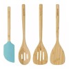 KitchenAid Espatulas Palas Bambu Kitchenaid Utensilios Cocina 4 Piezas
