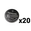 Panasonic 20 TWENTY PANASONIC CR2032 BULK CR 2032 3V LITHIUM