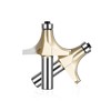 HUHAO 13/16" Radius Roundover Router Bit 1/2 Inch Shank,Edge Forming