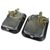 LatchWell PRO-4001006 Exterior Door Handle Pair in Chrome Compatible with