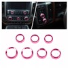 AuTK Aluminum Alloy HVAC Control Knob & Switch Covers Kit