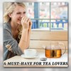 Yoassi Tea Infusers for Loose Tea, 2 Pack Extra Fine