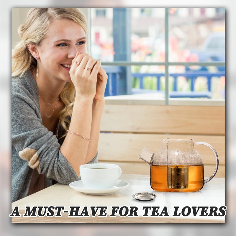 Yoassi Tea Infusers for Loose Tea, 2 Pack Extra Fine