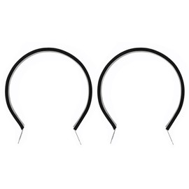 Universal Motorcycle Exhaust Muffler Pipe Bracket Semicircle, Silencer Exhaust Muffler Clip Fasten Support Silencer Pipe Bracket Hanger Band (2 PCS)