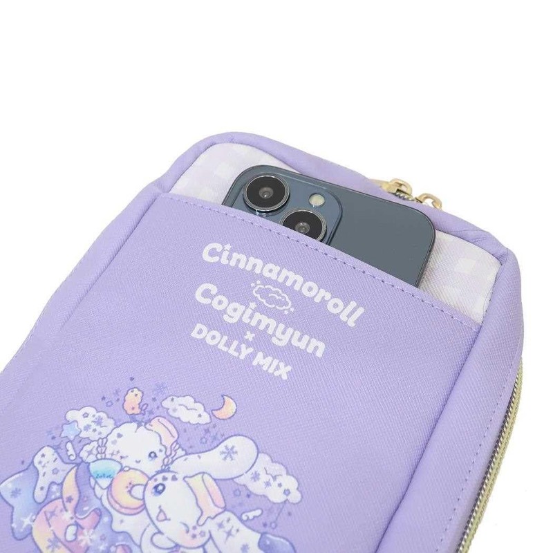 Cinnamoroll & Kogimyun x Dolly Mix Ruffle Multi Shoulder Purple