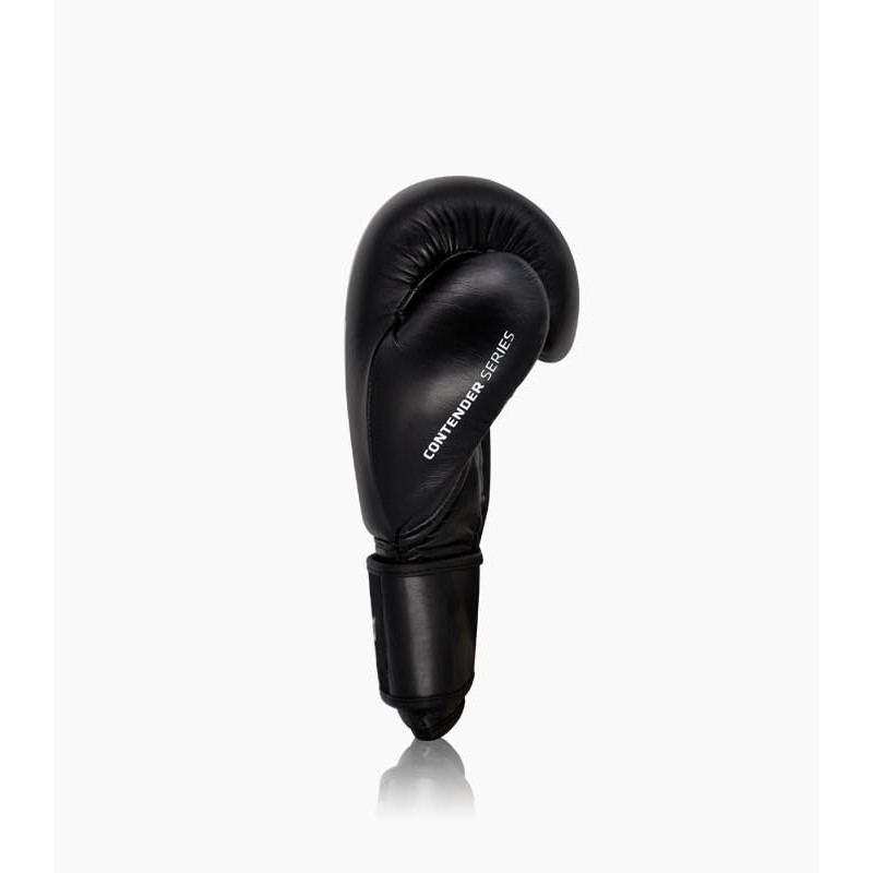 Exigo Contender Leather Sparring Boxing Gloves (Black, 16oz)