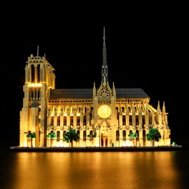 LIGHTAILING Light for 21061 Notre-Dame de Paris - Led Lighting Kit Compatible with Building Blocks Model - NOT Included The Model Set