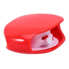 LABRIMP Automatic Roll Earphone Cable Organizer Portable Headphone Cord Winder for Data Cables Durable Material for Travel and Home Use Red