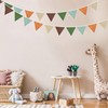 2Pack Orange Green Brown Bunting Banner Nursery Garland Double Sided