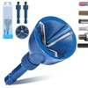 Opcloud Deburring External Chamfer Tool with 3 Carbide Blades, Tungsten