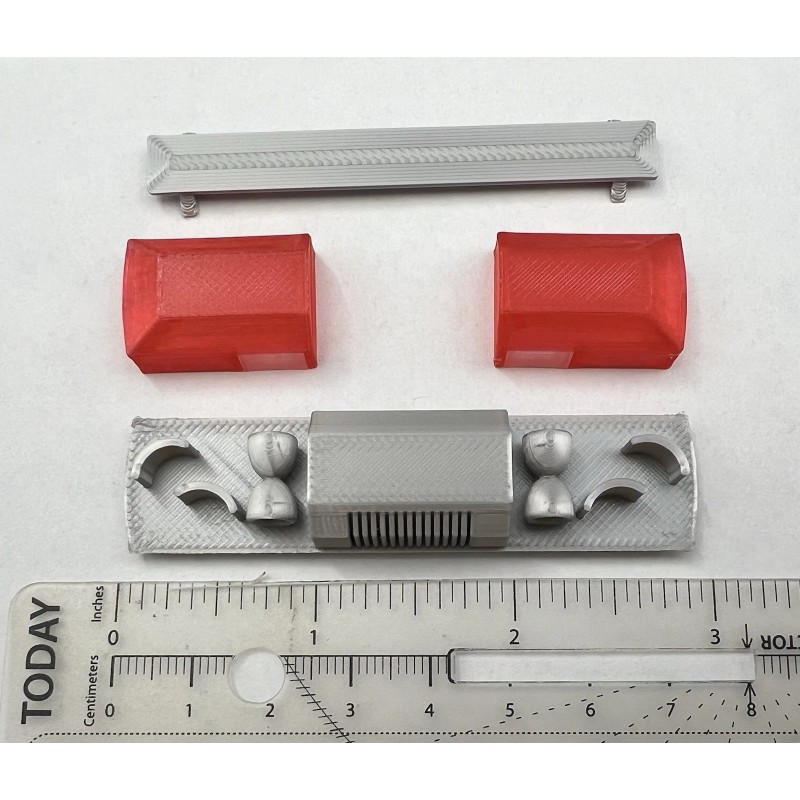 LED-Compatible Lightbar 1/18 Red Smith Wesson 8780 8880 8980 Lightbar