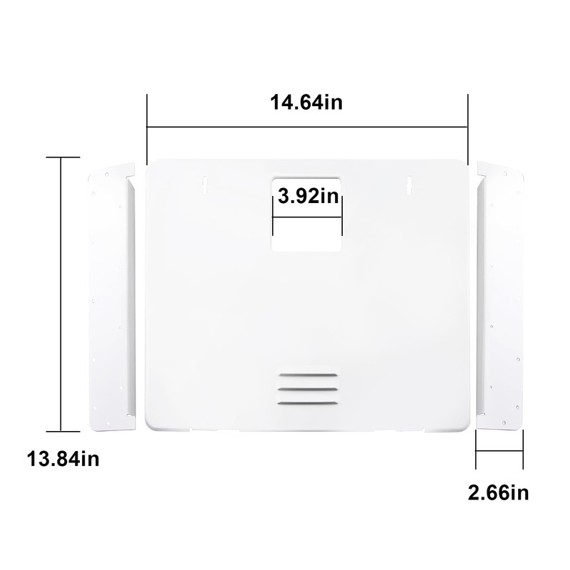 for Dometic 94946 RV Water Heater Door Conversion Kit, Compatible