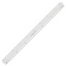 Staedtler high-precision all-aluminum pocket type triangular scale real-estate surveyor for 15cm