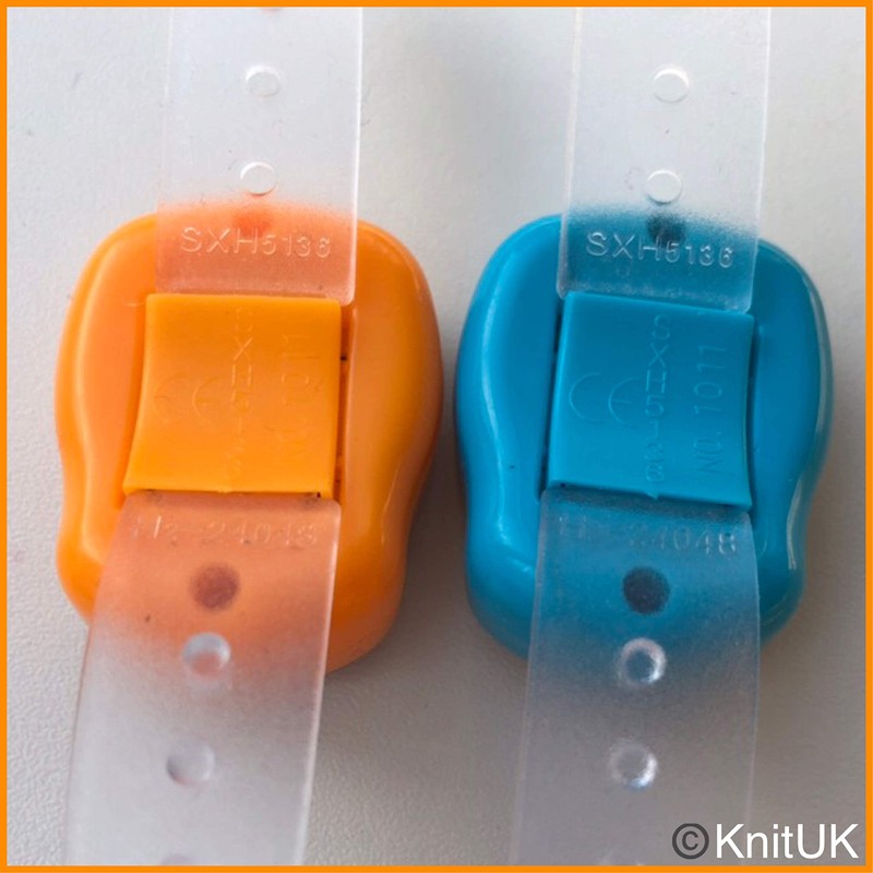 KnitUK Tally Counter - LED Backlight. Pack of 2. Turquoise