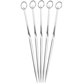 Wahei Freiz GC-138 Cookware Grilling Skewers, 6.5 inches (165 mm), Set of 5, Made in Japan