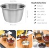 FORYNXHWIN Set of 4 70 ml Stainless Steel Sauce Bowls,
