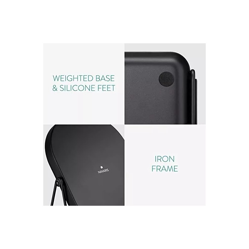 Espejo Para Maquillaje Minimalista Sobre Mesa Tocador Mujer