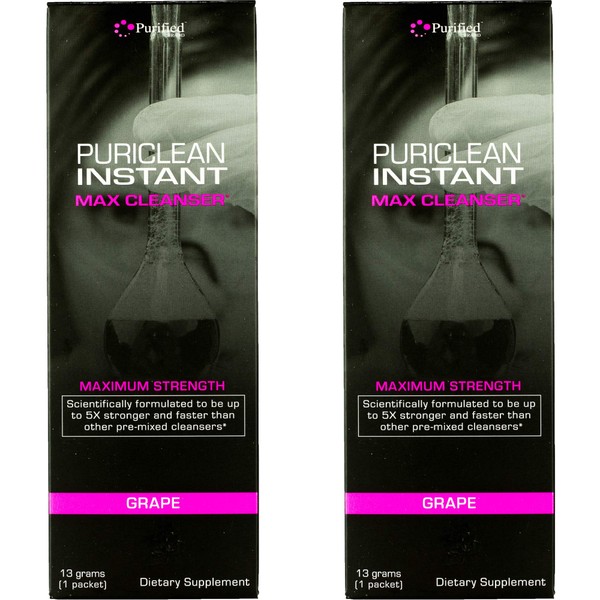 Puriclean Instant MAX Cleanser- Maximum Strength- 13grams of Cleanser-Quick Flush-5X