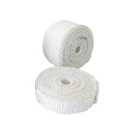 Aeroflow Exhaust Insulation Wrap 1 Inch Wide, 15ft Length White (AF91-3002)