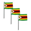 Online Stores Zimbabwe Flag 4 x 6 inch (3 PK)