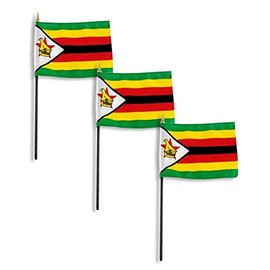 Online Stores Zimbabwe Flag 4 x 6 inch (3 PK)