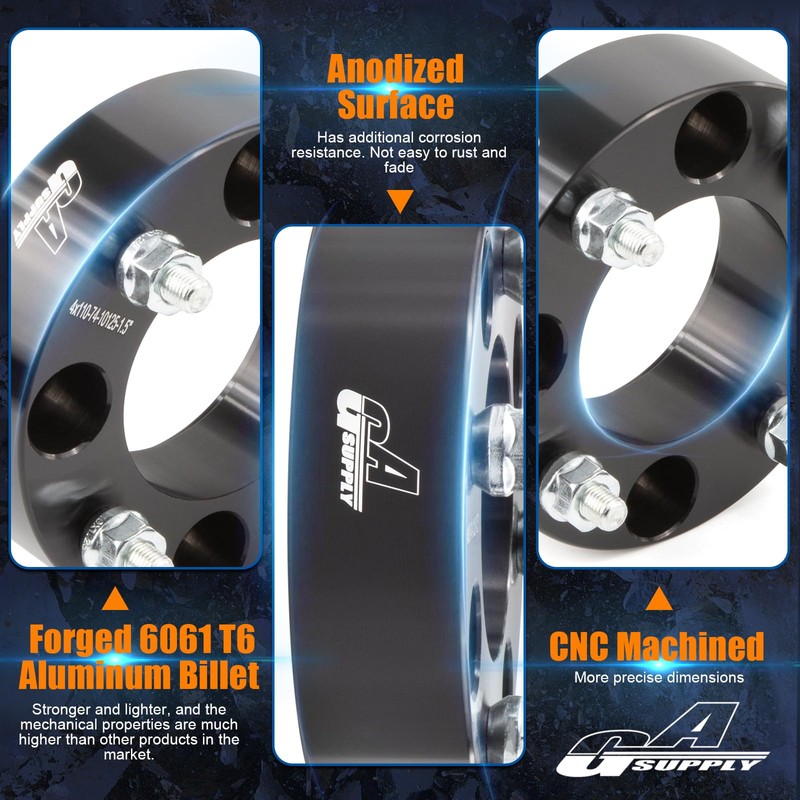 GAsupply ATV Wheel Spacers 4x110, Compatible with CFMoto, Segway, Yamaha,