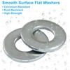 Luomorgo 1/4" Stainless Steel 304 Flat Washers, 5/8" Outside Diameter,