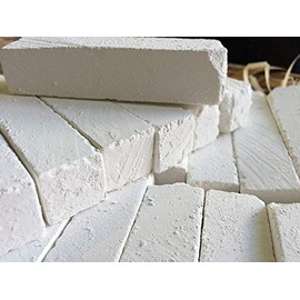 Edible chalk, BELGOROD SAWN edible Chalk chunks (lump) natural for eating (food), 4 oz (113 g)