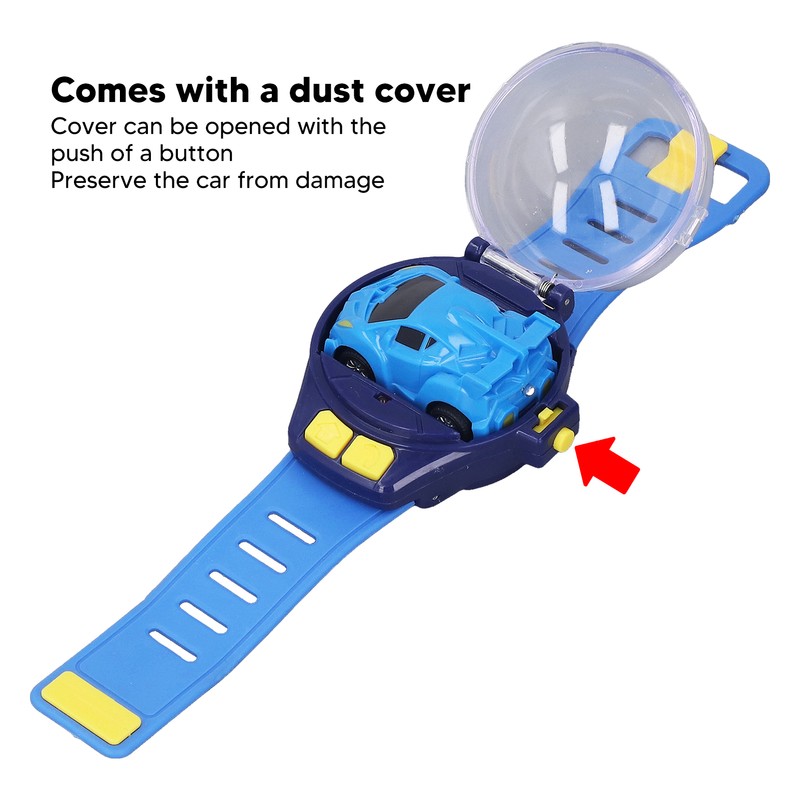 Mini Remote Control Car Watch Toys USB Charging Cartoon Cute