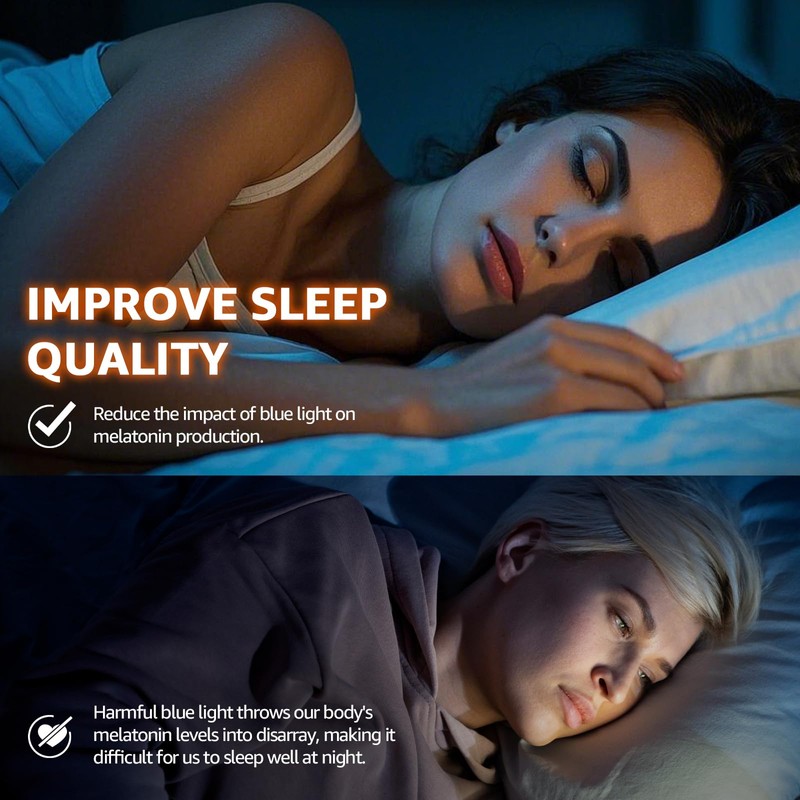 TJUTR Clip On Blue Light Blocking Glasses for Women Men,